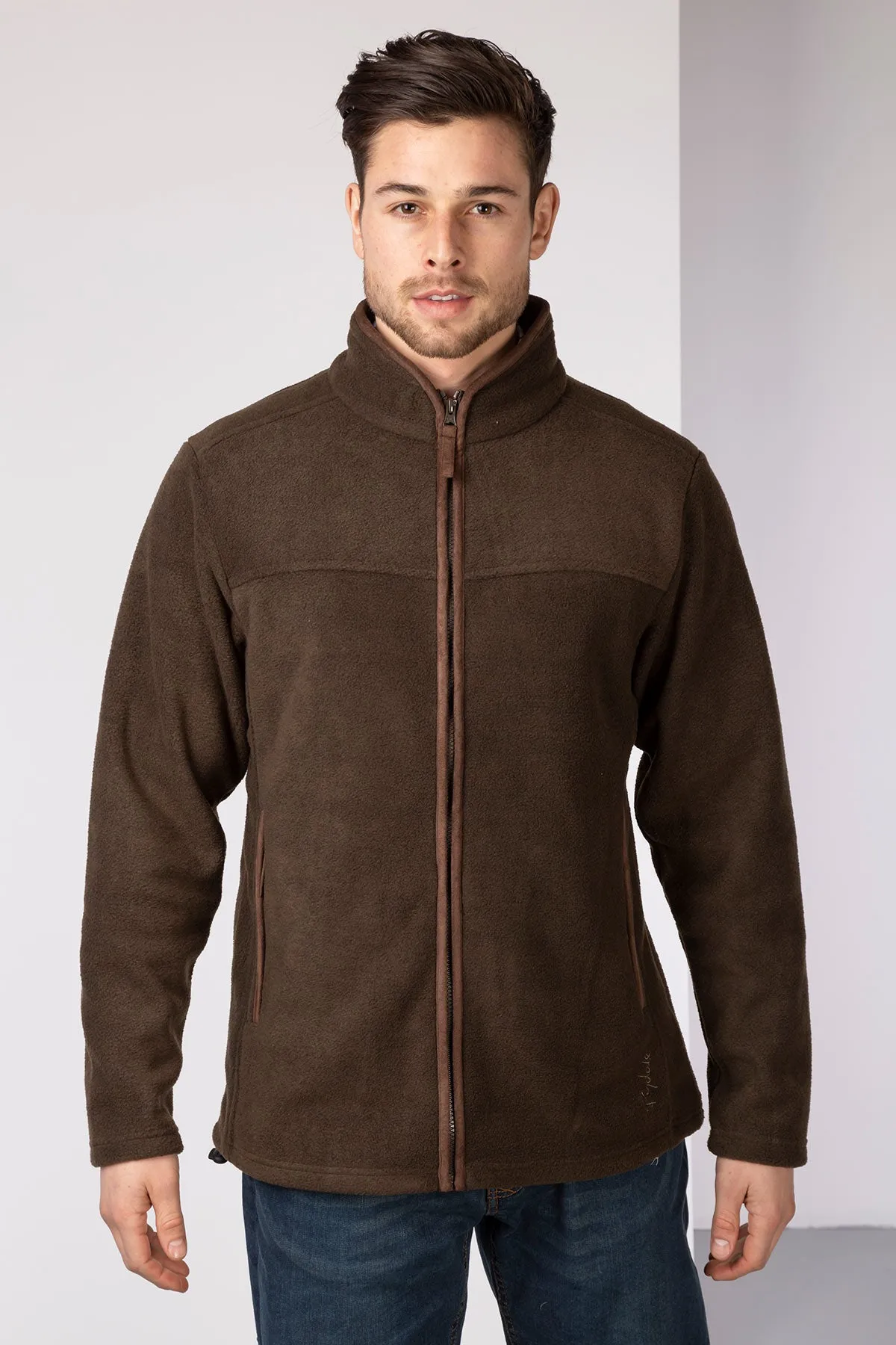 Men's Full Zip Fleece Jacket - Huggate