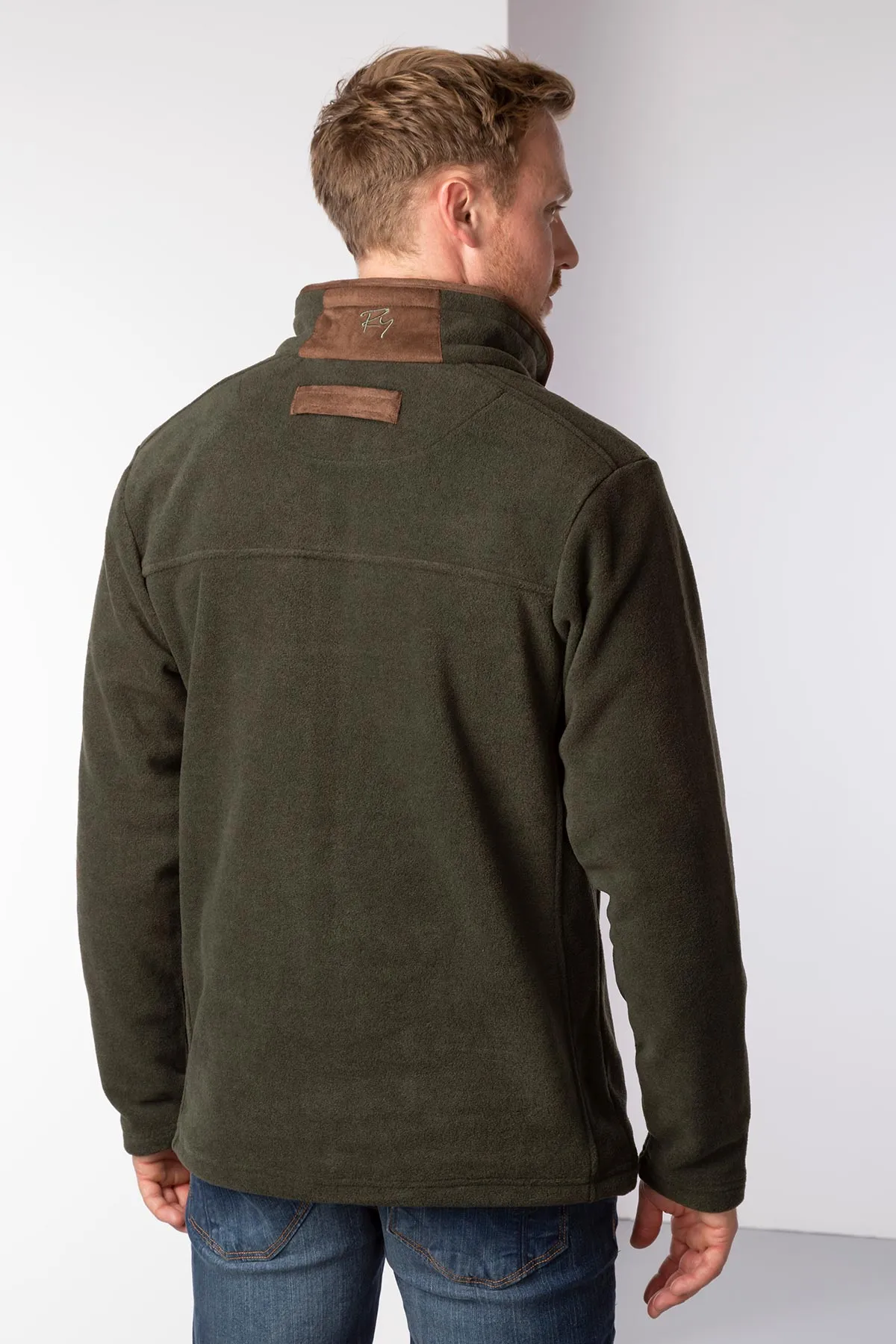 Men's Full Zip Fleece Jacket - Huggate