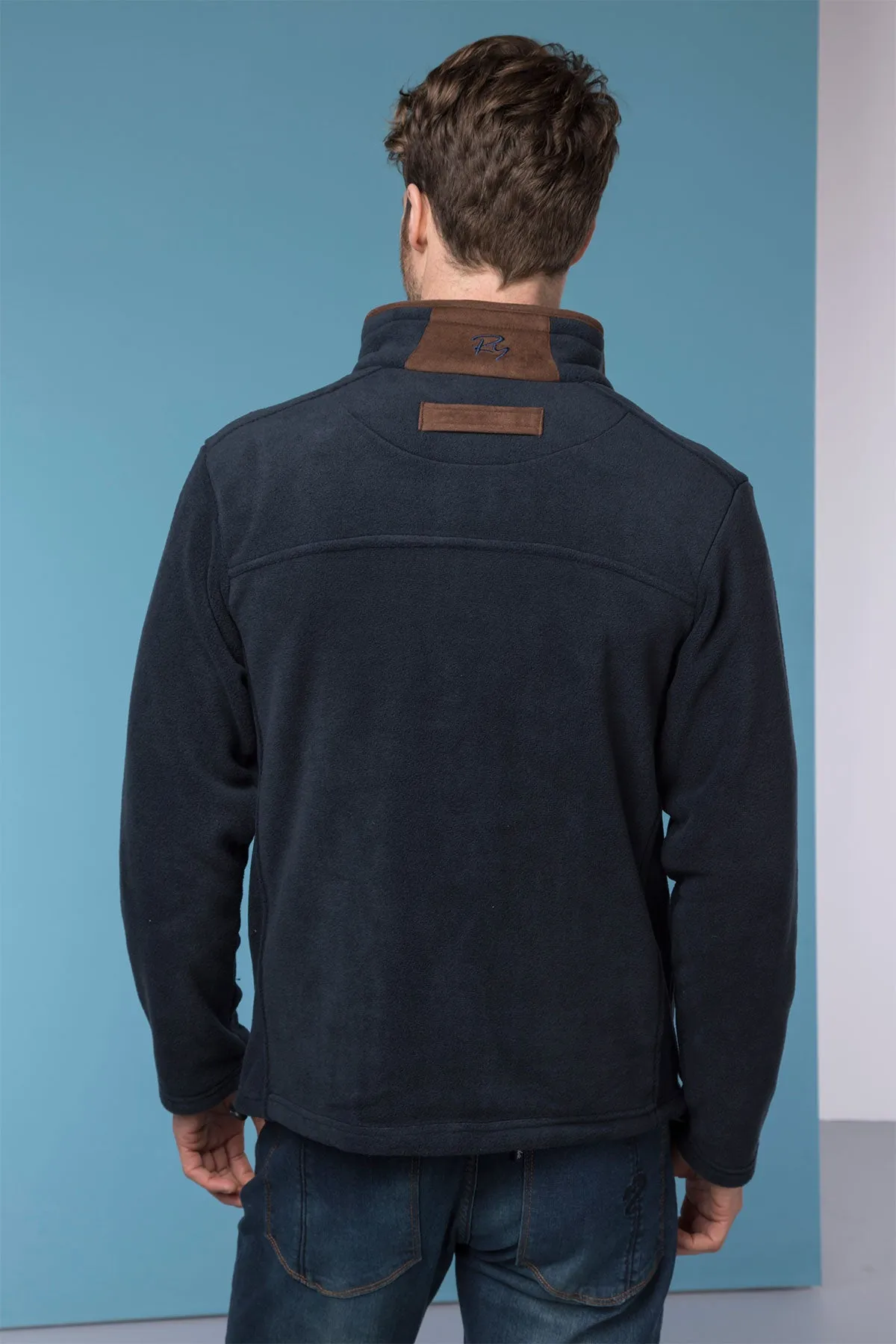 Men's Full Zip Fleece Jacket - Huggate