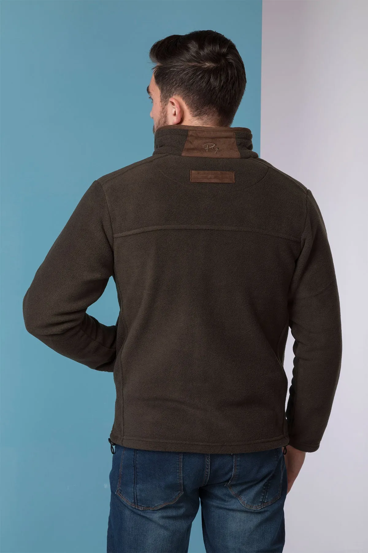 Men's Full Zip Fleece Jacket - Huggate