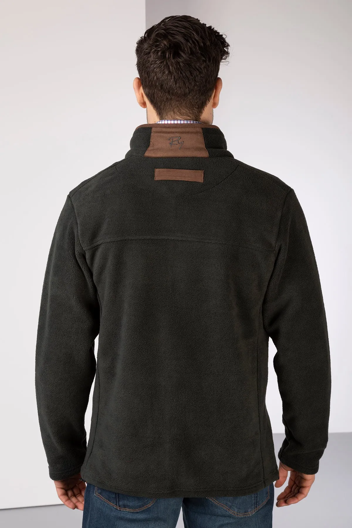 Men's Full Zip Fleece Jacket - Huggate