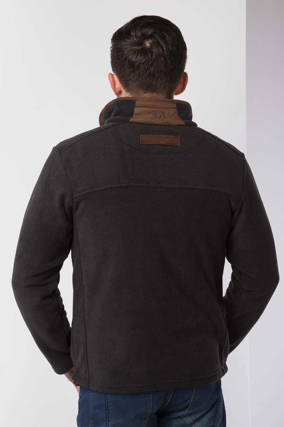 Men's Full Zip Fleece Jacket - Huggate