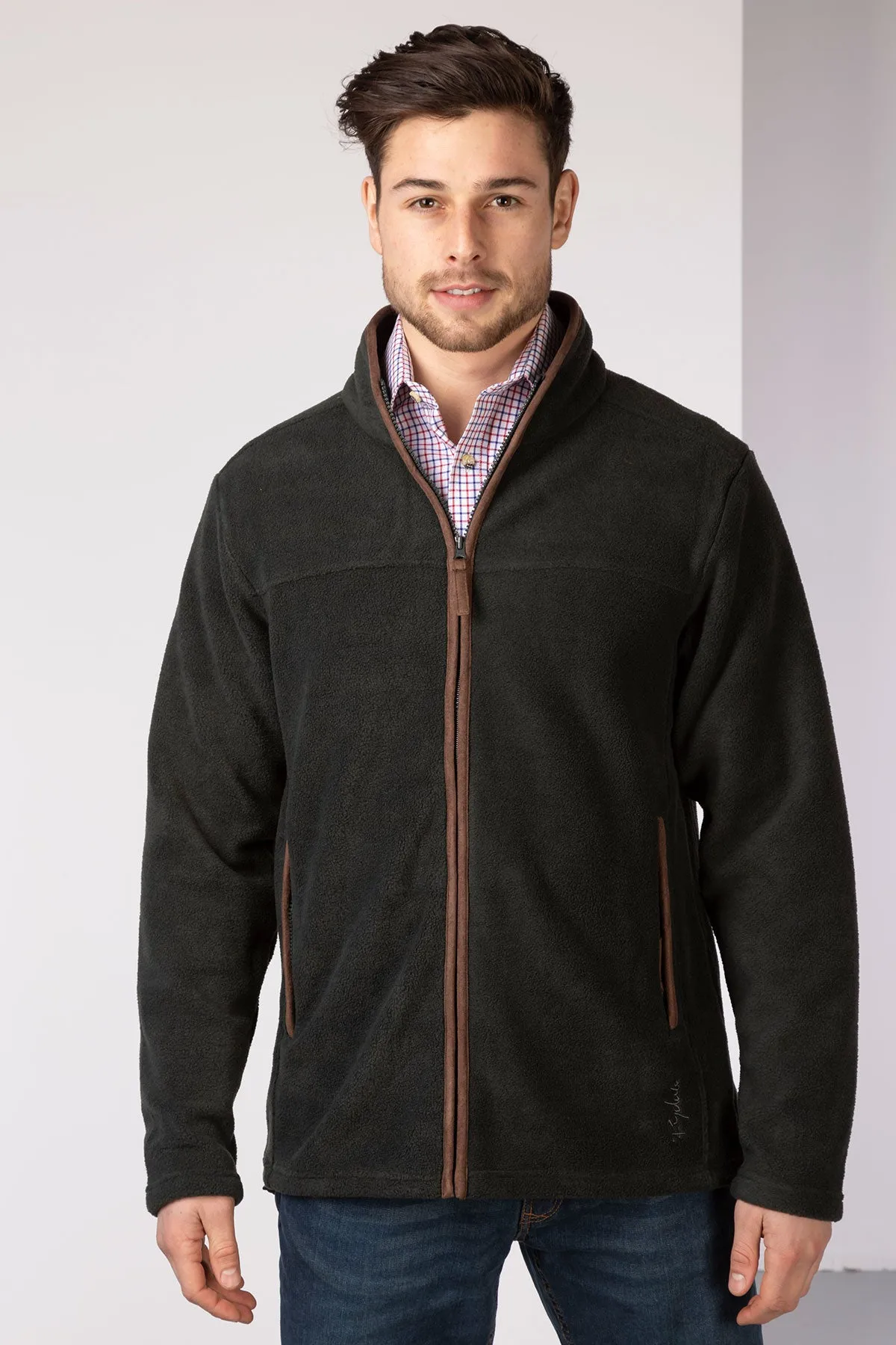 Men's Full Zip Fleece Jacket - Huggate