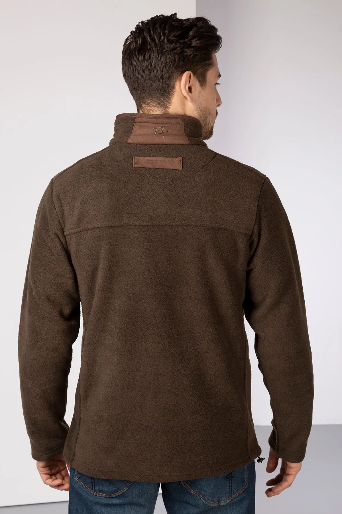 Men's Full Zip Fleece Jacket - Huggate