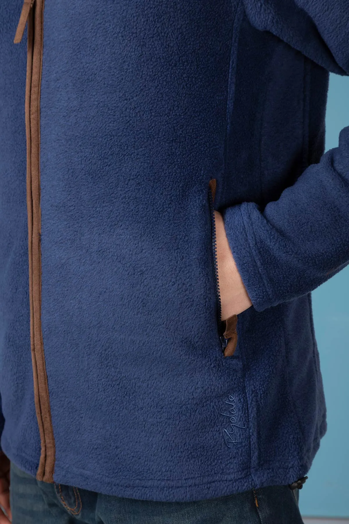 Men's Full Zip Fleece Jacket - Huggate