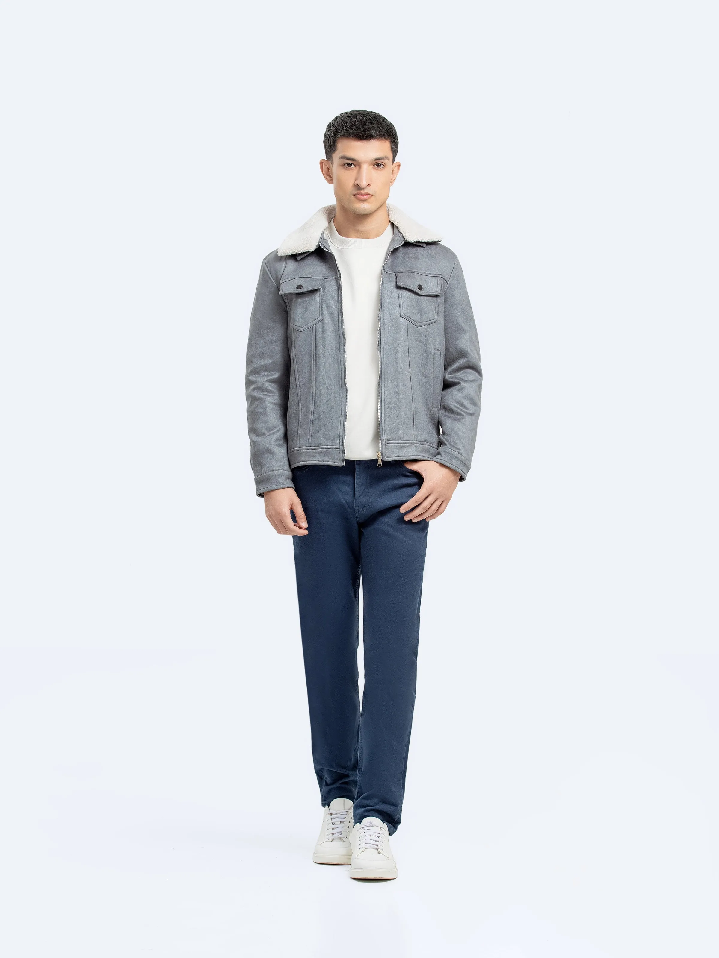 Men's Grey Jacket - EMTJ24-016