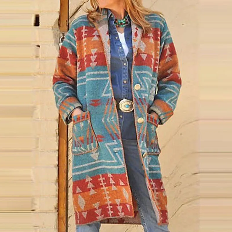 New printed windbreaker in autumn and winter