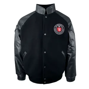 NewsGuild Melton/Leather Jacket
