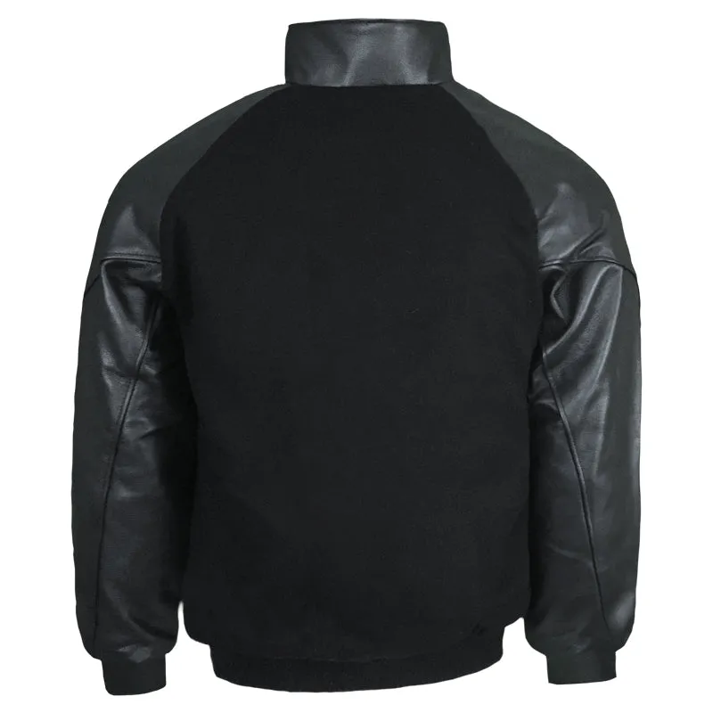 NewsGuild Melton/Leather Jacket