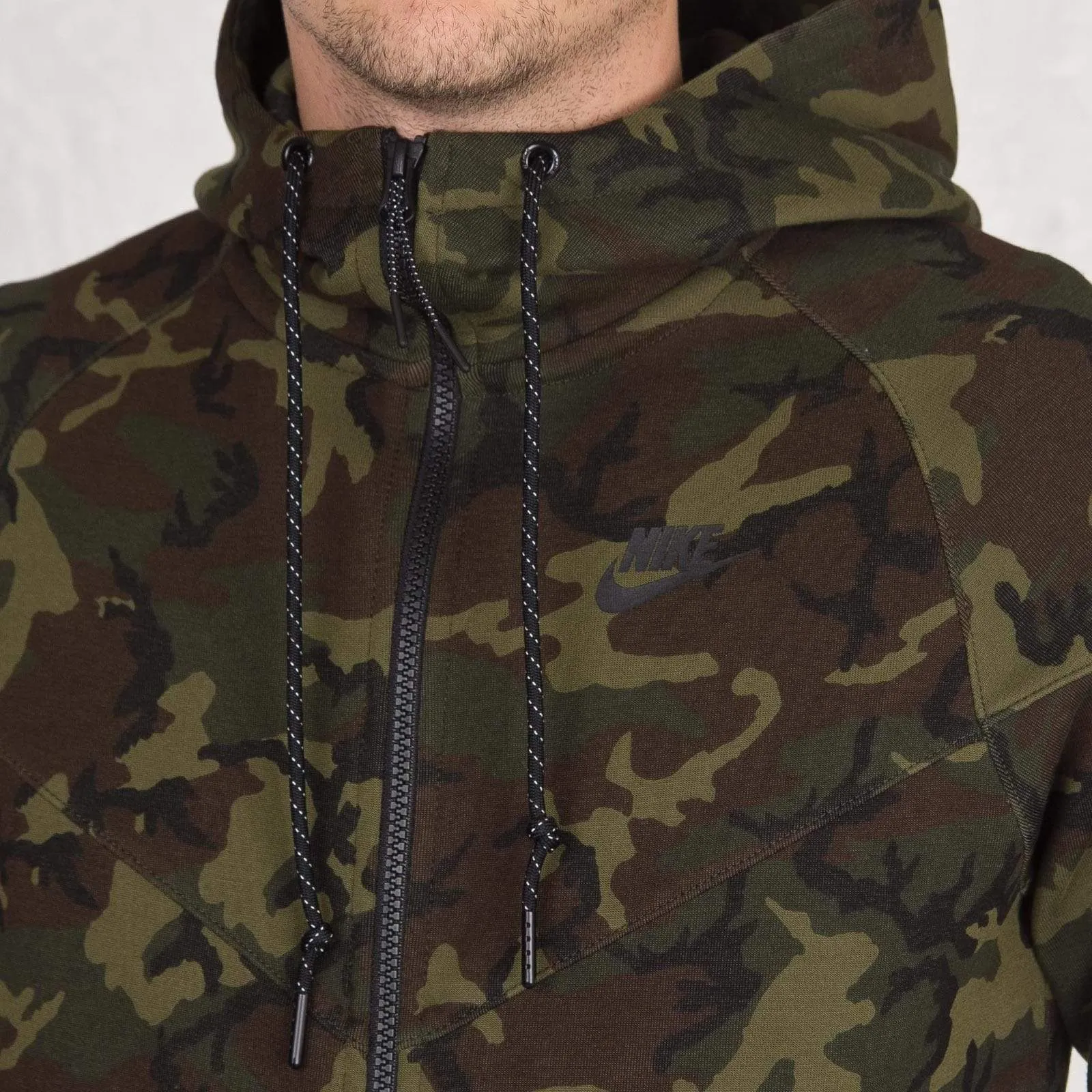 Nike Tech Fleece Camo Hooded Jacket