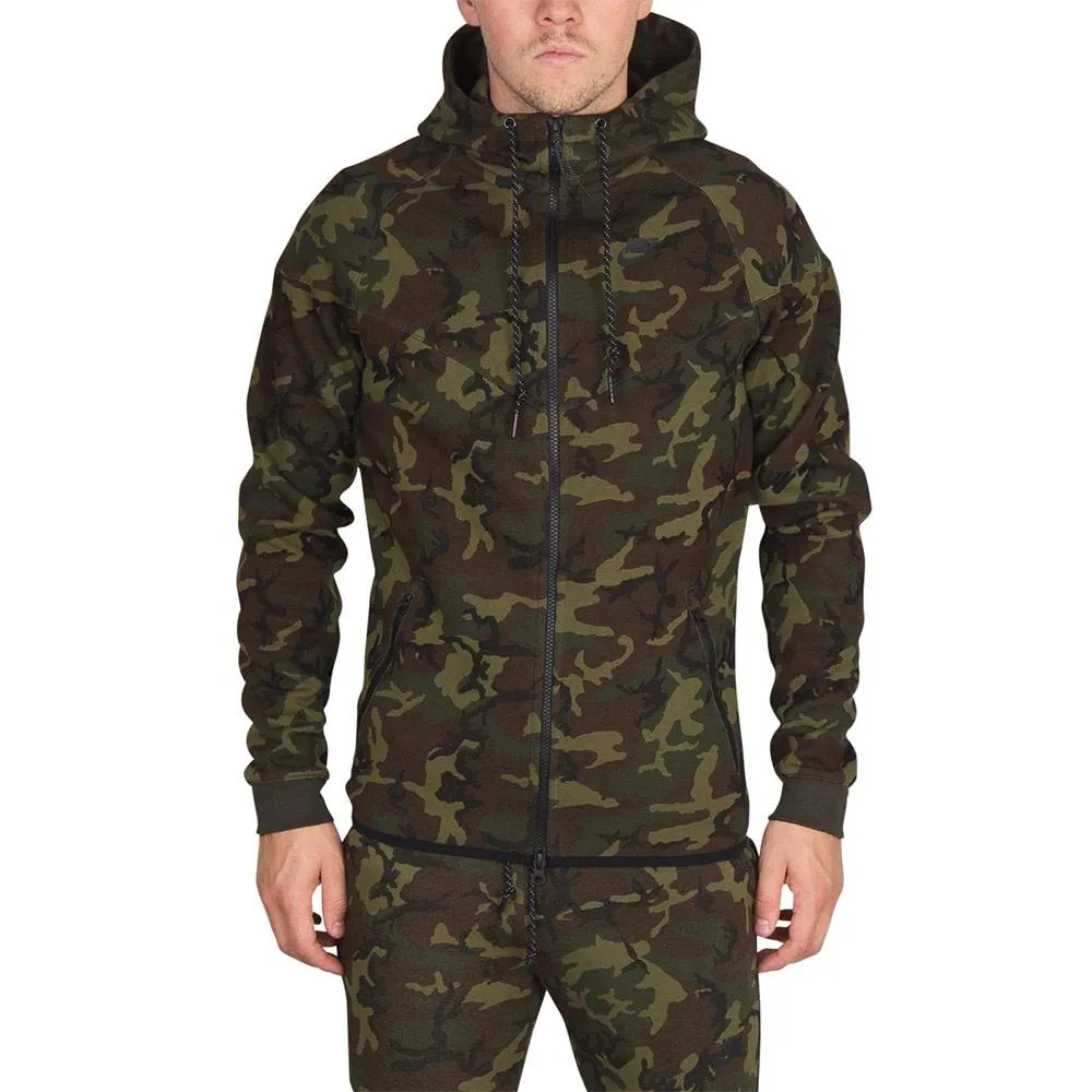 Nike Tech Fleece Camo Hooded Jacket