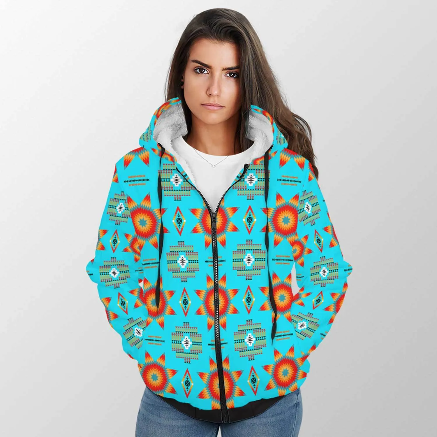 Rising Star Harvest Moon Sherpa Hoodie