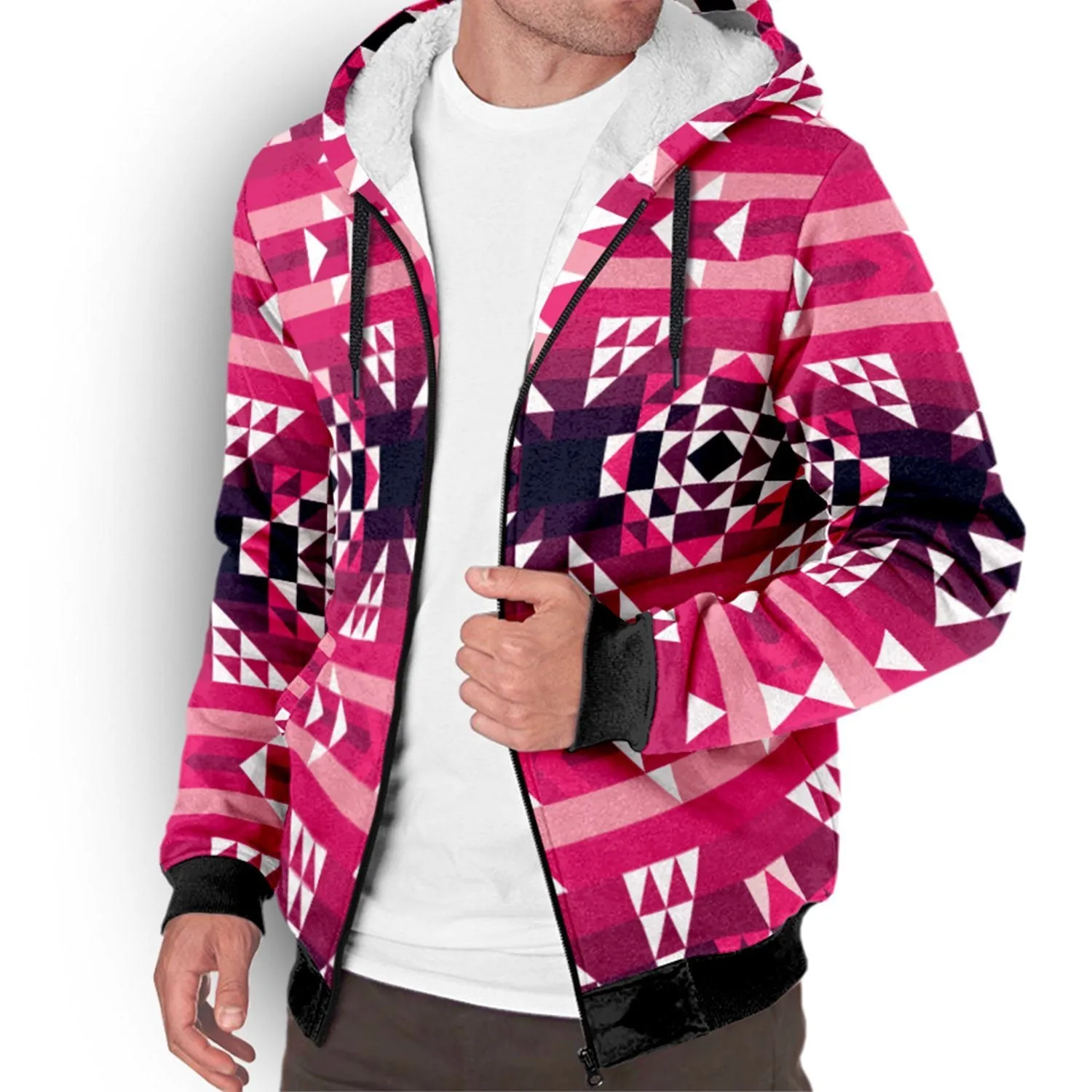 Royal Airspace Red Sherpa Hoodie