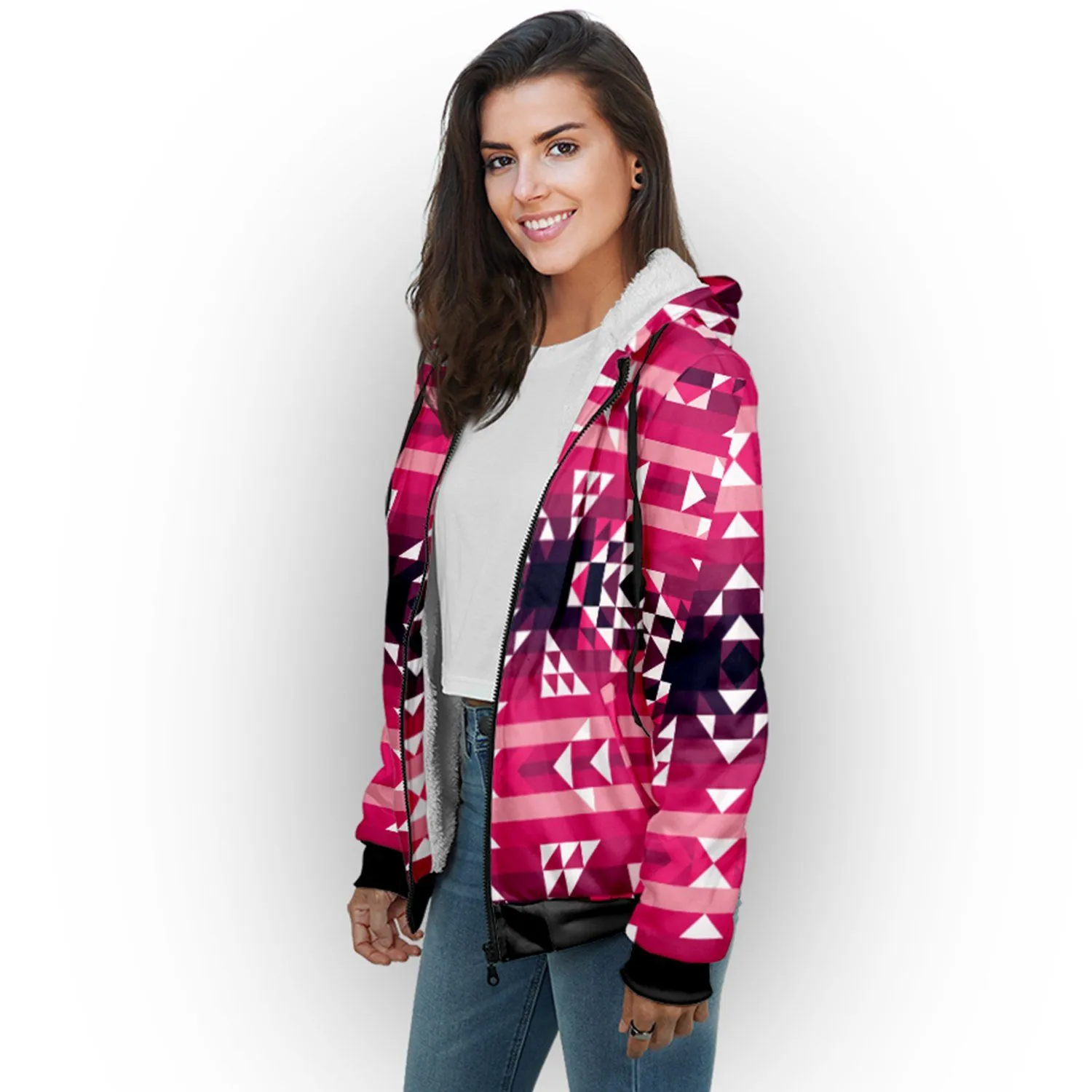 Royal Airspace Red Sherpa Hoodie