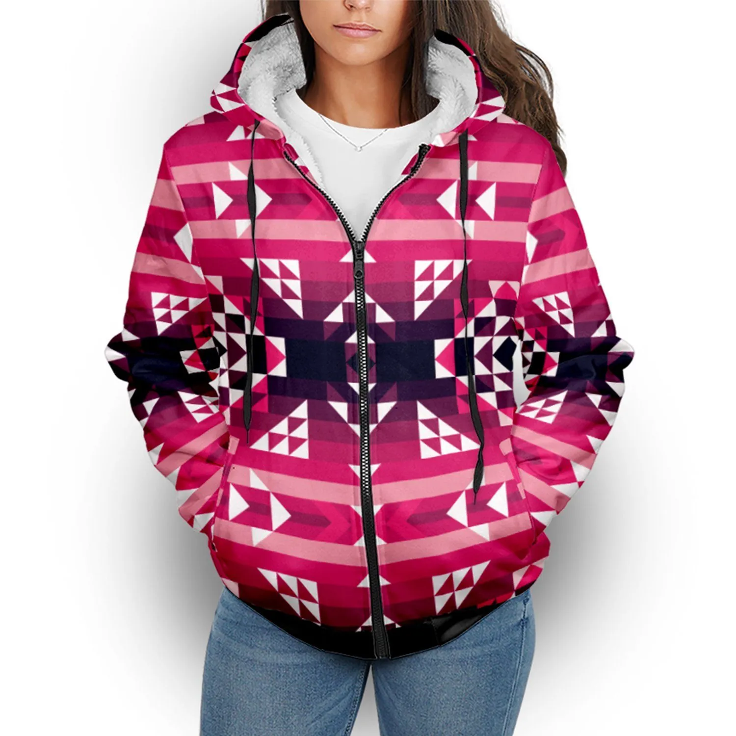 Royal Airspace Red Sherpa Hoodie