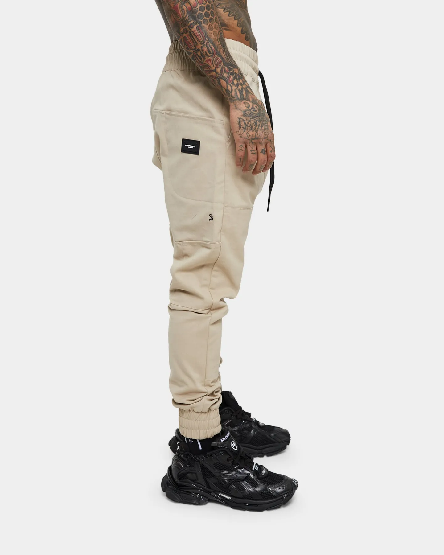 Saint Morta Carpenter Joggers Stone