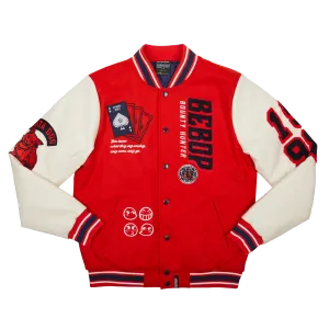 See You Space Cowboy Red Varsity Jacket