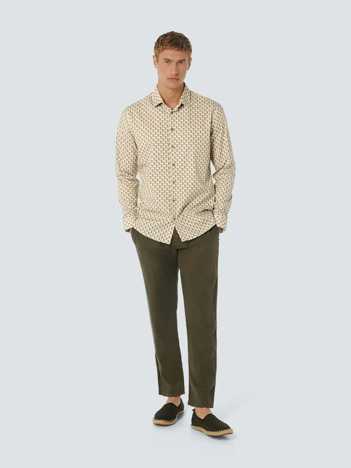 Shirt Stretch Allover Printed | Melon