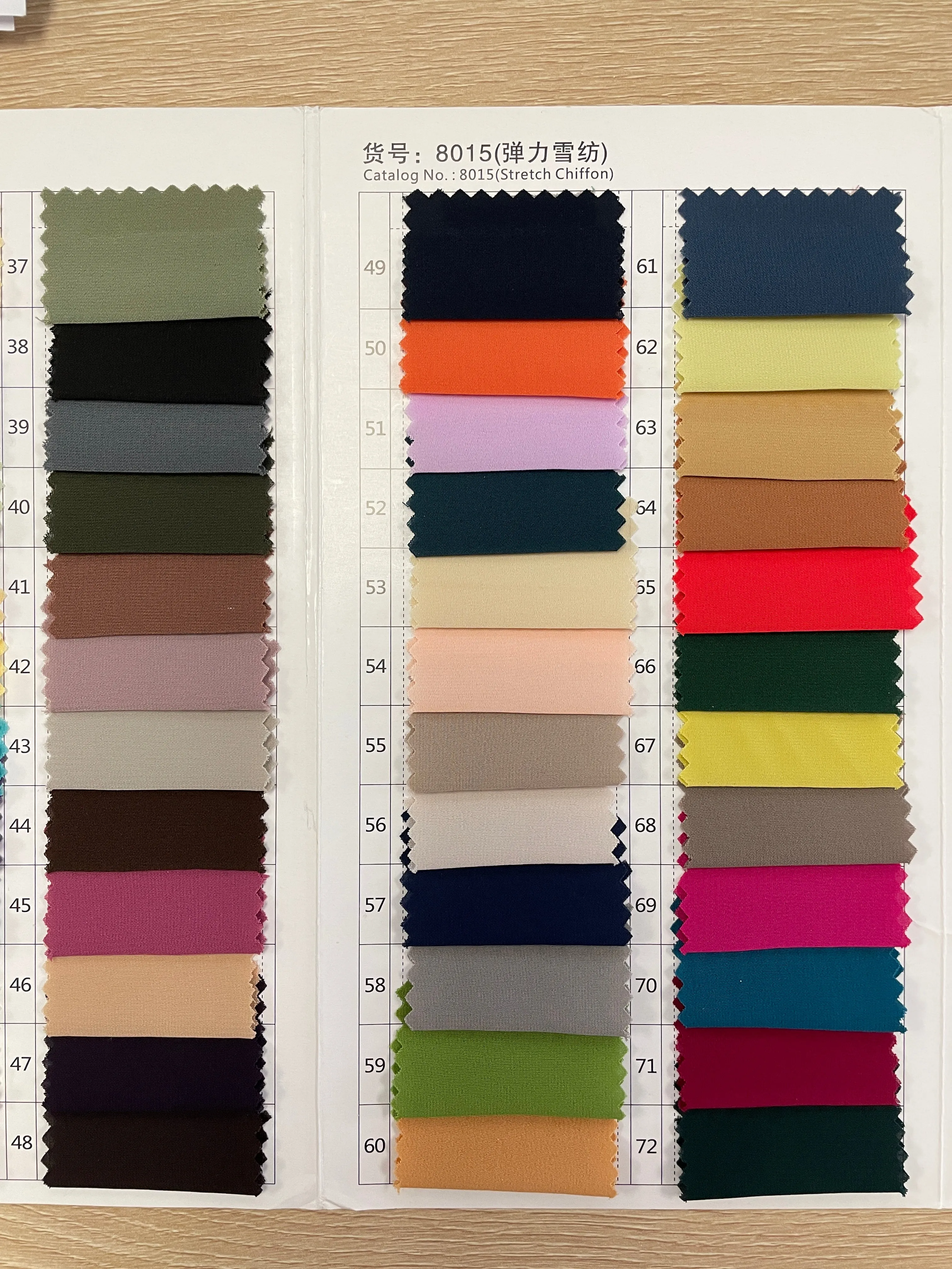 Spandex chiffon