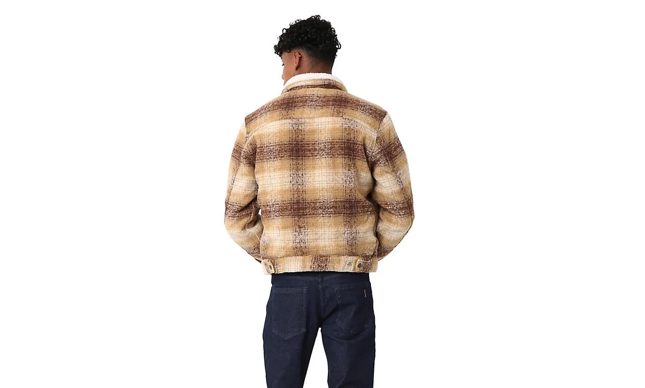 Type 3 Sherpa Trucker - Westin Plaid Curry