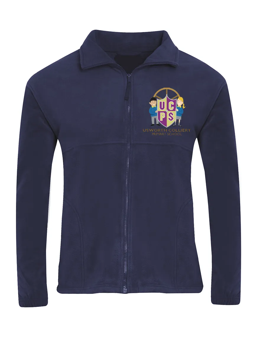 Usworth Colliery Primary School Navy Fleece Jacket
