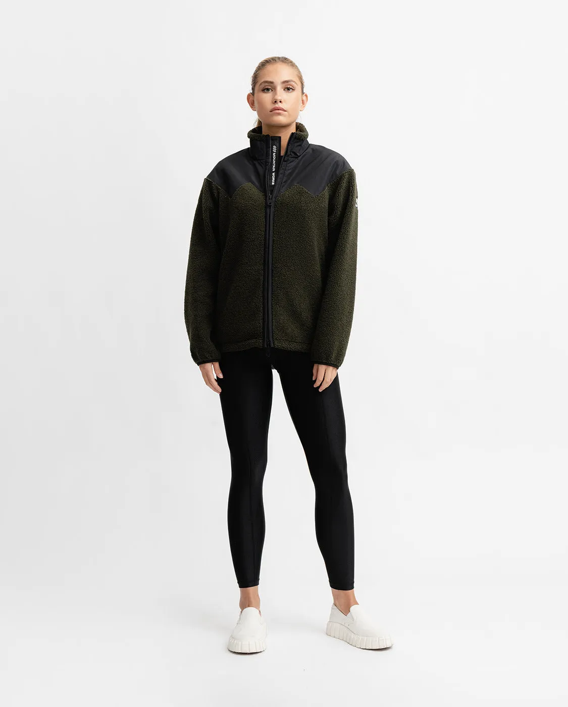 WOMENS HYBRID PILE FLEECE