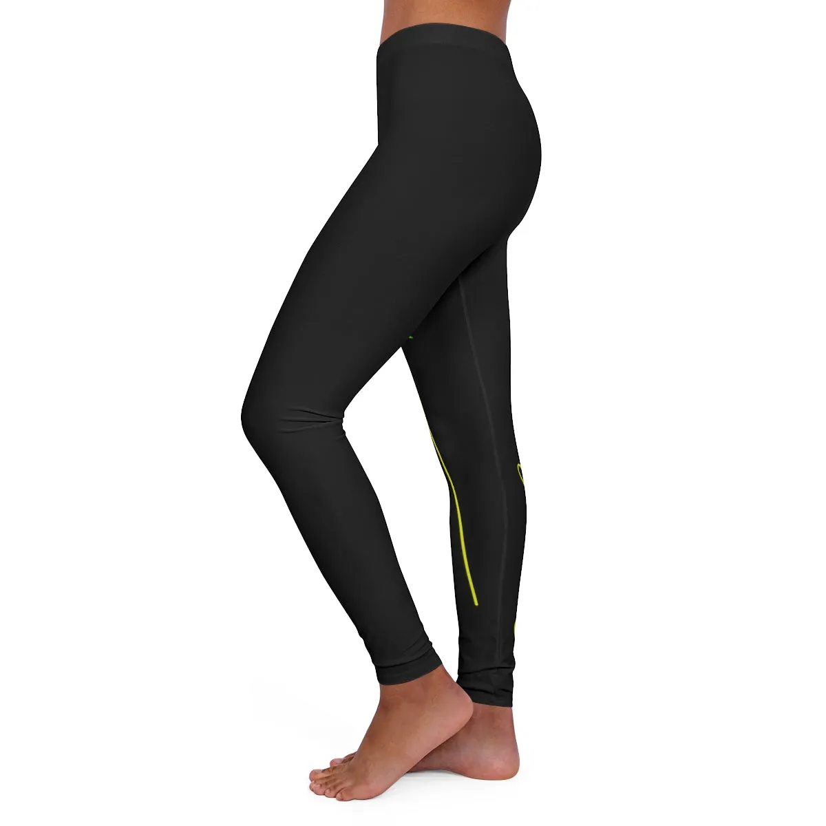 Women's Spandex Leggings ( Be YourSelf ) Black