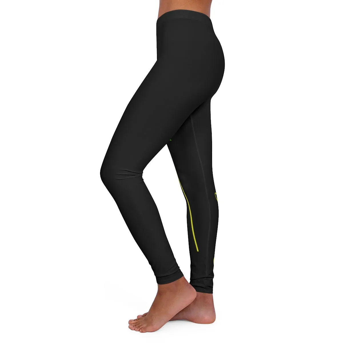 Women's Spandex Leggings ( Be YourSelf ) Black
