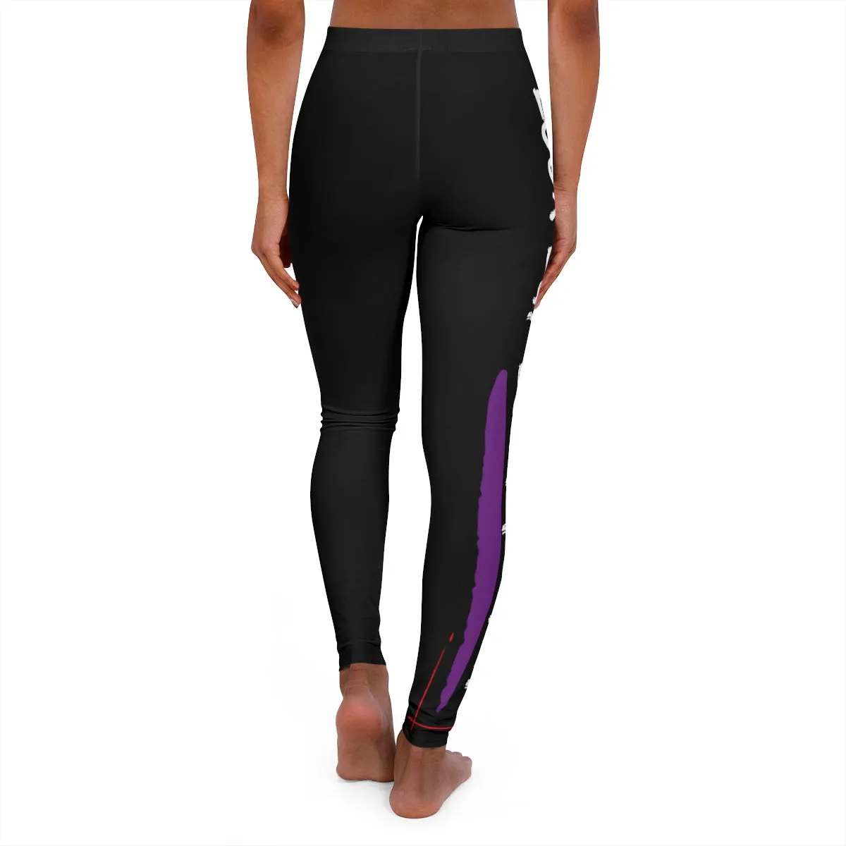 Women's Spandex Leggings ( Look but don't touch )  Black