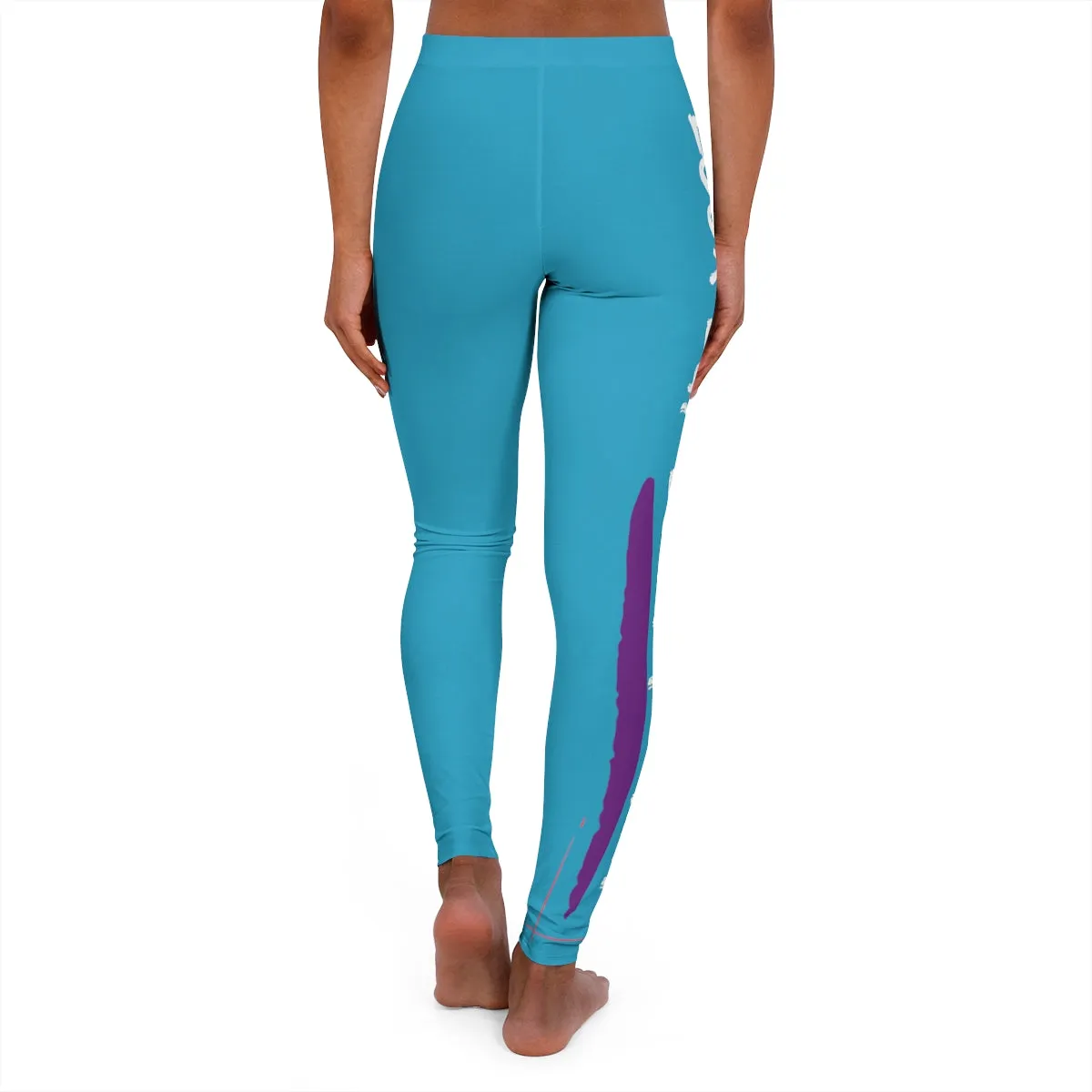 Women's Spandex Leggings ( Look but don't touch ) Turquoise