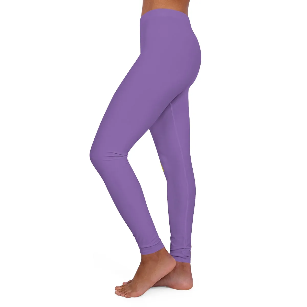 Women's Spandex Leggings ( My body my rules ) PURPLE