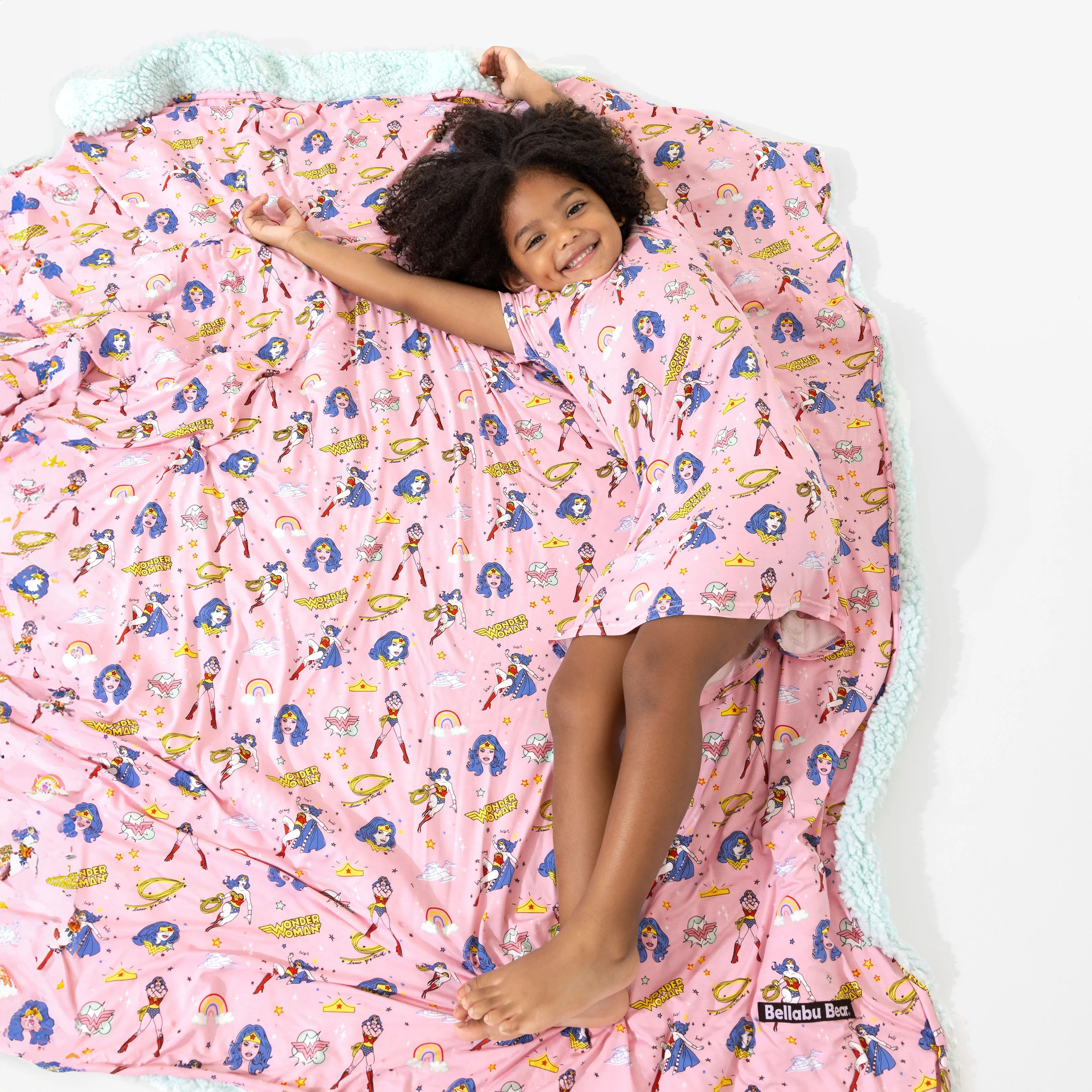 Wonder Woman Bamboo Sherpa Blanket