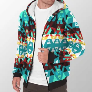 Writing on Stone Wheel Sherpa Hoodie