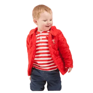 WRU Wales Baby Quilted Jacket